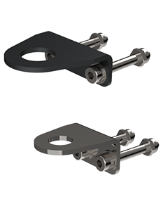 Befestigungsflansche für Blasdüse