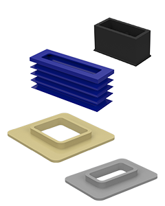 Rechteckige Sauggreifer