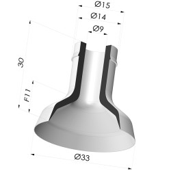 Flachsauggreifer Serie 7 Ø 33MM