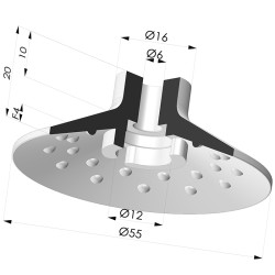 Flachsauggreifer Serie 7SB Ø 54.8MM