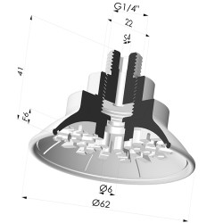 Flachsauggreifer Serie 7R Ø 62MM