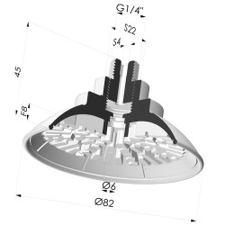 Flachsauggreifer Serie 7R Ø 82MM
