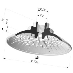 Flachsauggreifer Serie 7R Ø 102MM