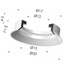 Flachsauggreifer Serie 7 Ø 22MM