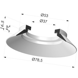 Flachsauggreifer Serie 7 Ø 78.5MM