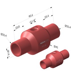 Förderejektor Serie  TP - ØIn. 19.1MM