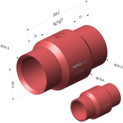 Förderejektor Serie  TP - ØIn. 82.6MM