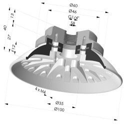 Flachsauggreifer Serie 94 Ø 100MM