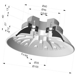 Flachsauggreifer Serie 94 Ø 100MM