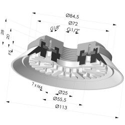 Flachsauggreifer Serie 90 Ø 110MM