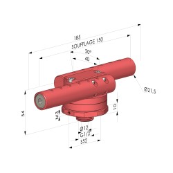Buse de soufflage Rotative G1/2" Série BSR