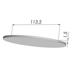 Filtre Blanc Série FIB Ø 113MM