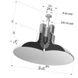 Hand-Vakuumsauger Serie VM Ø 100 mm