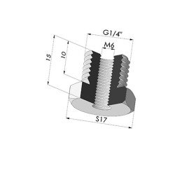 Adapter- AG 1/4G - IG M6