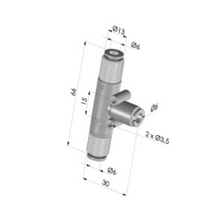 Einstufenejektor Serie  VMT - 91% Vakuum