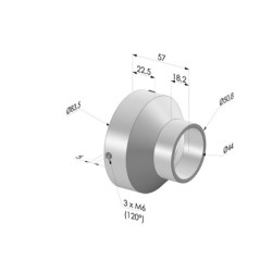 Reduzieradapter für Luftverstärker AA 015