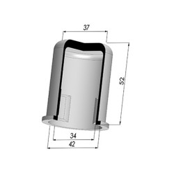 Packtulpe - ØAuß 42MM - ØIn. 34MM - H 52MM