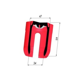 Packtulpe - ØAuß 47MM - ØIn. 34MM - H 59MM