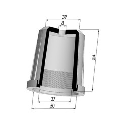 Packtulpe - ØAuß 50MM - ØIn. 37MM - H 54MM