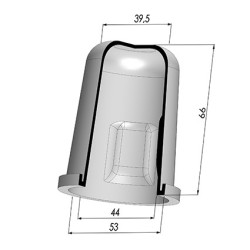 Packtulpe - ØAuß 53MM - ØIn. 44MM - H 66MM