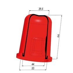 Packtulpe - ØAuß 53MM - ØIn. 44MM - H 66MM