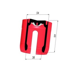 Packtulpe - ØAuß 54MM - ØIn. 38MM - H 59MM