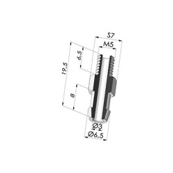 Abtrennbarer Halter AG M5