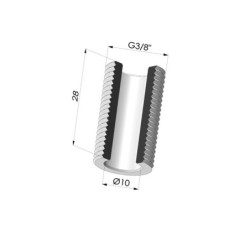 Schottverschraubung  G3/8"