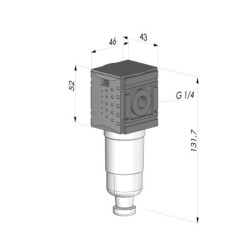 Regelfilter G1/4"-IG für CLIM EL