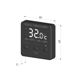 Mechanischer Thermometer für Schaltschrank