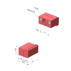 Flachstrahldüse 90° Serie BJP - G1/8"