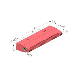 Flachstrahldüse  Serie BJP - G 3/8"