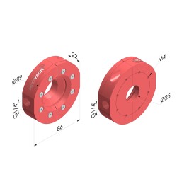 Rideau d'Air Circulaire Série RAC-2 - ØInt 25MM