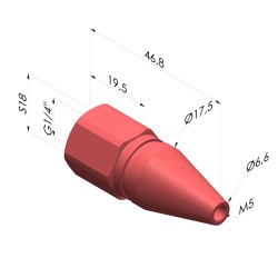 Ugello a getto rotondo Serie BS - G1/4"