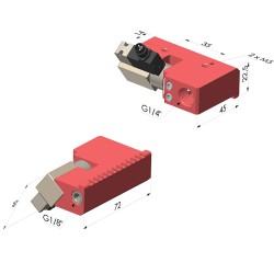 Ugello a Getto Piatto Serie BJP 90 EV - 1/4"