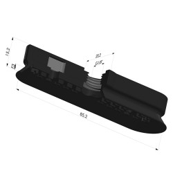 Sauggreifer oval Serie 4OF 85x23mm