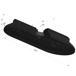 Sauggreifer oval Serie 4RP 124x60MM