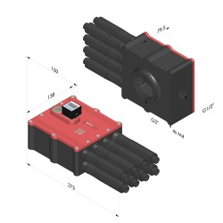 Mehrstufenejektor  Serie  PVP 8