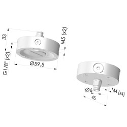 Sauggreifer mit Bernoulli Effekt  - Ø 59,5 mm