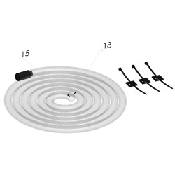Rohr für Vortex Schaltschrankkühler