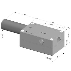 Mehrstufenejektor  Serie  VME - 90% Vakuum