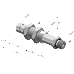Federstößel Serie ER M14 - C20- Z 20MM