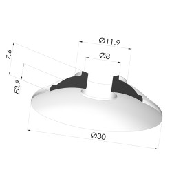 Flachsauggreifer Serie 5 Ø 30MM