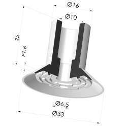 Flachsauggreifer Serie VCP Ø 33 mm