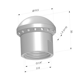 Rückwärts Blasdüse BSA serie - G1/4" IG